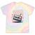 Elder Millennials Embracing 90s Rewind Nostalgia Vibes Tie-Dye T-Shirts Hazy Rainbow Tie-Dye