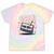 Elder Millennials Embracing 90s Rewind Nostalgia Vibes Tie-Dye T-Shirts Hazy Rainbow Tie-Dye