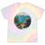 Fish Bowl Frutiger Aero Y2K Retro Vibes Tie-Dye T-Shirts Hazy Rainbow Tie-Dye