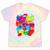 Frutiger Aero Aesthetic Tech Orb Pattern Heart Cherry Lips Tie-Dye T-Shirts Hazy Rainbow Tie-Dye