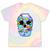 Frutiger Aero Aesthetic Tech Skull Computer Fishes Tie-Dye T-Shirts Hazy Rainbow Tie-Dye