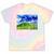 Frutiger Aero Dolphin Meadow Aesthetic Y2k 2000s Ironic Tie-Dye T-Shirts Hazy Rainbow Tie-Dye