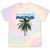 Frutiger Aero Palm Tree Y2k Aesthetic 2000s Trend Tie-Dye T-Shirts Hazy Rainbow Tie-Dye
