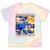 Frutiger Aero Retro Vibes Y2K 90's Vibes Tie-Dye T-Shirts Hazy Rainbow Tie-Dye