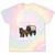 Funny Please Be Patient With Me I'm From The 1900s Premium Tie-Dye T-Shirts Hazy Rainbow Tie-Dye