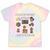 Grew Up In The 90s Retro Nostalgia Tie-Dye T-Shirts Hazy Rainbow Tie-Dye