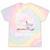 Heartwarming Wagon Please Be Patient I'm From The 1900s Premium Tie-Dye T-Shirts Hazy Rainbow Tie-Dye