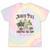 Holiday Scene Nostalgia North Pole Tree Farm Merry Christmas Tie-Dye T-Shirts Hazy Rainbow Tie-Dye