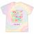 Iconic Nostalgia Vintage Graphic Tie-Dye T-Shirts Hazy Rainbow Tie-Dye