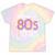 I'd Rather Be In The 80s Iconic Music Nostalgia Vintage Tie-Dye T-Shirts Hazy Rainbow Tie-Dye