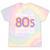 I'd Rather Be In The 80s Iconic Music Nostalgia Vintage Tie-Dye T-Shirts Hazy Rainbow Tie-Dye