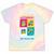 Just Built Different I'M From The 1900S Retro Tie-Dye T-Shirts Hazy Rainbow Tie-Dye