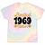 Limited 1969 Edition Retro Nostalgia Art Tie-Dye T-Shirts Hazy Rainbow Tie-Dye