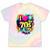 I Love The 70s Retro Cassette Roller Vinyl Nostalgia Vibes Tie-Dye T-Shirts Hazy Rainbow Tie-Dye