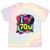I Love The 70s Vintage Cassette Roller Vinyl Nostalgia 70s Premium Tri-Blend Tie-Dye T-Shirts Hazy Rainbow Tie-Dye