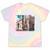 Making Memories In Paris Photo Nostalgia Travel Humor Tie-Dye T-Shirts Hazy Rainbow Tie-Dye