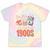 Be Nice To Me I'm From The 1900s Premium Tie-Dye T-Shirts Hazy Rainbow Tie-Dye