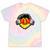 Nostalgia Chest Flag GDR Tie-Dye T-Shirts Hazy Rainbow Tie-Dye