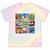 I Am This Old Retro Vintage Nostalgia 80s 90s Cassette Tape Tie-Dye T-Shirts Hazy Rainbow Tie-Dye