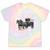 Please Be Patient With Me I'm From The 1900s Humorous Saying Premium Tri-Blend Tie-Dye T-Shirts Hazy Rainbow Tie-Dye
