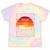 Please Be Patient I'm From The 1900s Sunset Vintage Wagon Premium Tie-Dye T-Shirts Hazy Rainbow Tie-Dye