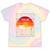 Please Be Patient I'm From The 1900s Sunset Vintage Wagon Tie-Dye T-Shirts Hazy Rainbow Tie-Dye
