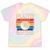 Pluto Never Forget Space Nostalgia Astronomy Humor Tie-Dye T-Shirts Hazy Rainbow Tie-Dye