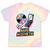Rare Aesthetic Retro Nostalgia Y2K Vibes Tie-Dye T-Shirts Hazy Rainbow Tie-Dye