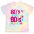 Retro 1980s 80's Baby 1990s 90's Made Me Nostalgia Vibes Premium Tri-Blend Tie-Dye T-Shirts Hazy Rainbow Tie-Dye