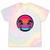 Retro 80s Synthwave Sunset & Palm Trees Retro Nostalgia 80s Tie-Dye T-Shirts Hazy Rainbow Tie-Dye