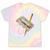 Retro Cassette And Pencil 80s 90s Nostalgia Music Lover Tie-Dye T-Shirts Hazy Rainbow Tie-Dye