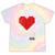 Retro Gamer 1 Life Pixel Heart – 8-Bit Gaming Nostalgia Tie-Dye T-Shirts Hazy Rainbow Tie-Dye