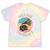 Retro Grammophone Never Forget Nostalgia Vintage Tie-Dye T-Shirts Hazy Rainbow Tie-Dye