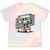 Retro Old Cassette Tape Cartoon With Walker Nostalgia Tie-Dye T-Shirts Hazy Rainbow Tie-Dye