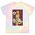 Retro Pop Art Vintage Style Blonde Psychedelic 50s Nostalgia Tie-Dye T-Shirts Hazy Rainbow Tie-Dye