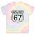 Retro Route 67 Highway Sign Vintage Road Nostalgia Tie-Dye T-Shirts Hazy Rainbow Tie-Dye Retro Route 67 Highway Sign Vintage Road Nostalgia Tie-Dye T-Shirts Hazy Rainbow Tie-Dye