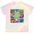 Retro Starter Pack 80s 90s Vintage Nostalgia Cassette Tape Tie-Dye T-Shirts Hazy Rainbow Tie-Dye