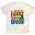 Saying Please Be Patient With Me I'm From The 1900s Premium Tri-Blend Tie-Dye T-Shirts Hazy Rainbow Tie-Dye