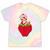 Strawberry Shortcake Sitting On Strawberry Retro Nostalgia Tie-Dye T-Shirts Hazy Rainbow Tie-Dye