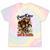 Support Your Local Trick Or Treaters Retro Spooky Nostalgia Tie-Dye T-Shirts Hazy Rainbow Tie-Dye