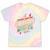 Vintage 1980 Retro Badge Decade Nostalgia Graphic Emblem Tie-Dye T-Shirts Hazy Rainbow Tie-Dye