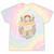 Vintage 1981 Retro Badge Nostalgia Eighties Compass Skull Tie-Dye T-Shirts Hazy Rainbow Tie-Dye