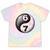 Vintage 6 7 Sketch Yin Yang Namaste Six Seven Nostalgia Tie-Dye T-Shirts Hazy Rainbow Tie-Dye