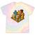 Vintage Board Game Art – Tabletop Nostalgia Tie-Dye T-Shirts Hazy Rainbow Tie-Dye