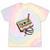 Vintage Cassette Tape And Pencil Nostalgia Party 70s 80s 90s Premium Tie-Dye T-Shirts Hazy Rainbow Tie-Dye