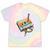 Vintage Pencil Rewind Cassette Tape Nostalgia Party 80s 90s Tie-Dye T-Shirts Hazy Rainbow Tie-Dye