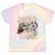 Vintage Please Be Patient With Me I'm From The 1900s Train Tie-Dye T-Shirts Hazy Rainbow Tie-Dye