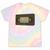 Vintage VHS Tape Humor Retro Nostalgia Graphic Premium Tie-Dye T-Shirts Hazy Rainbow Tie-Dye