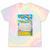 Women's Frutiger Aero Aesthetic Rainbow Glitch Art Tie-Dye T-Shirts Hazy Rainbow Tie-Dye