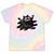 Yk2 Grunge Scary Cat With Tail Tomboy 90s Nostalgia Indie Tie-Dye T-Shirts Hazy Rainbow Tie-Dye